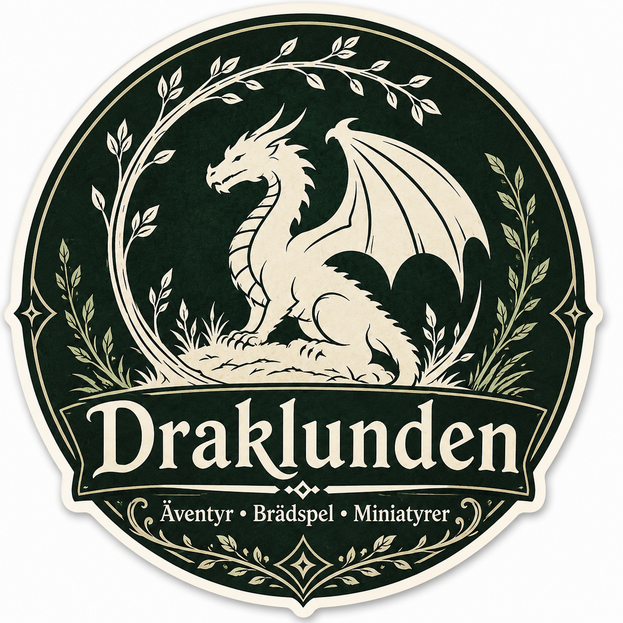 Vårt klassiska klistermärke - Draklunden