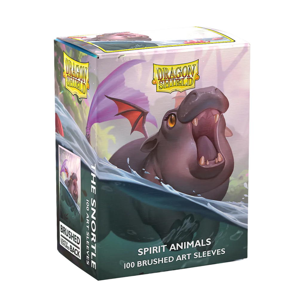 Gulliga sleeves från Dragon Shield med The Snortle som motiv som skyddar dina magic och spelkort från skador och slitage - Draklunden