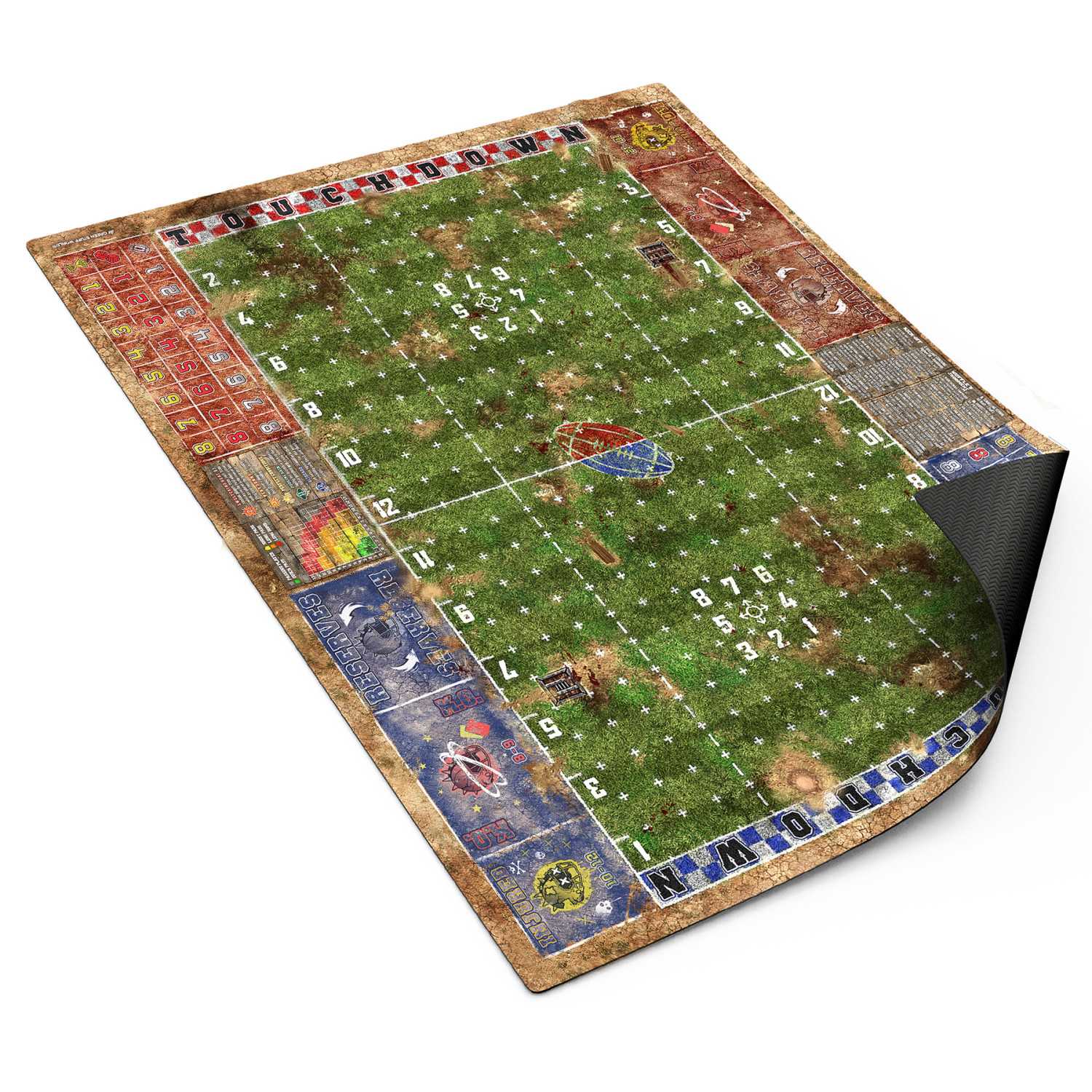 Ge Blood Bowl en ny nivå med en neoprenmatta som skyddar figurer, minskar tärningsljud och alltid ligger helt plant - Draklunden