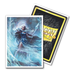 Dragon Shield Flesh and Blood med Iyslander på dessa Art Sleeves ger ett mäktigt frostigt utseende till dina Magic ch Pokemon kort - Draklunden