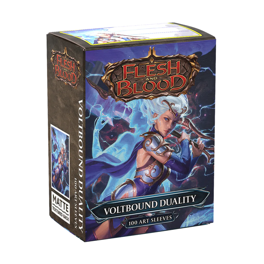 Flesh and Blood Voltbound Duality sleeves från ragon Sheild för Riftbound Pokemon och Magic The Gathering - Draklunden
