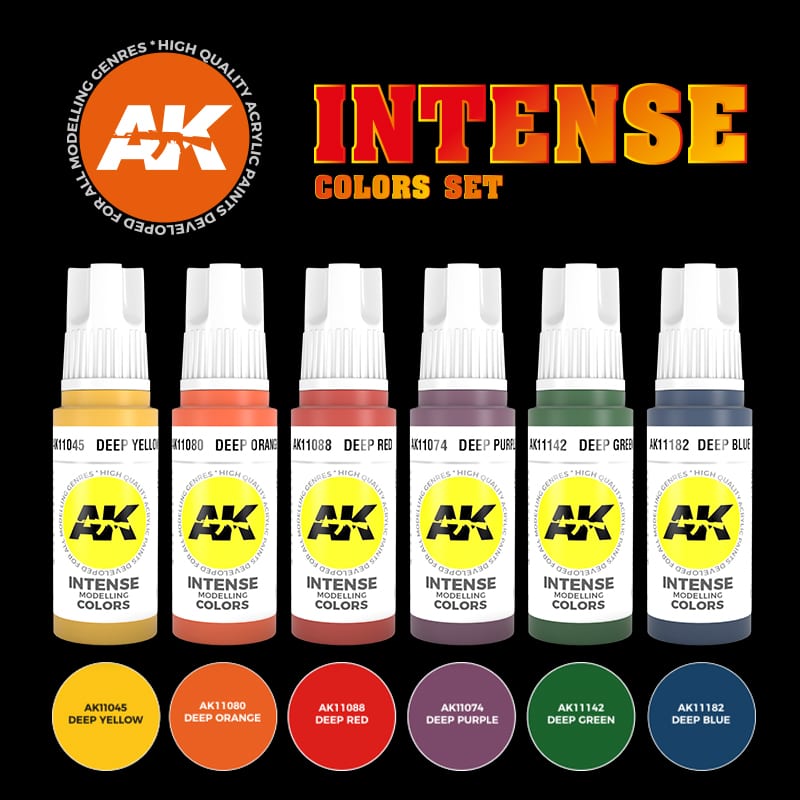 Akrylfärger med starkt pigment ger en intensiv färg med hög kontrast till DnD figurer och andra bygg modeller - Draklunden