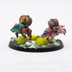 Fantasy lime-gula grästuvor ger ett unikt utseende på ditt diorama - Draklunden