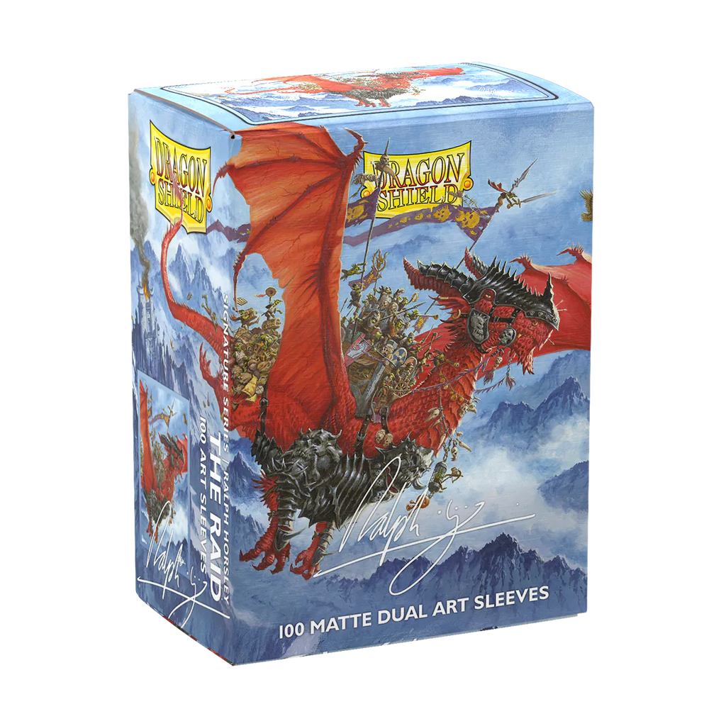 Dragon Shield The Raid – Signature Series av Ralph Horsley exklusiva sleeves för magic och andra kort - Draklunden