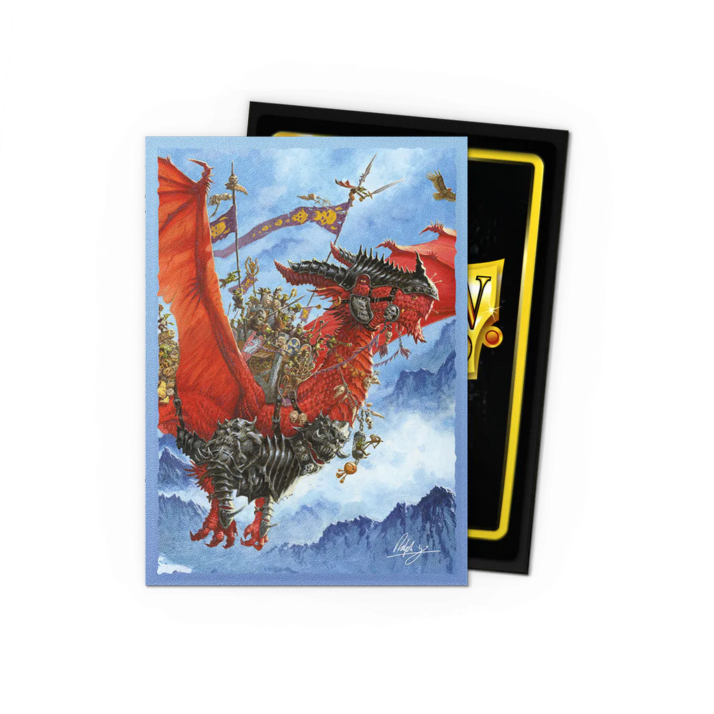 Signature Series sleeves av Ralph Horsley som tillverkats av Dragon Shield The Raid för proffs spelare inom magic - Draklunden