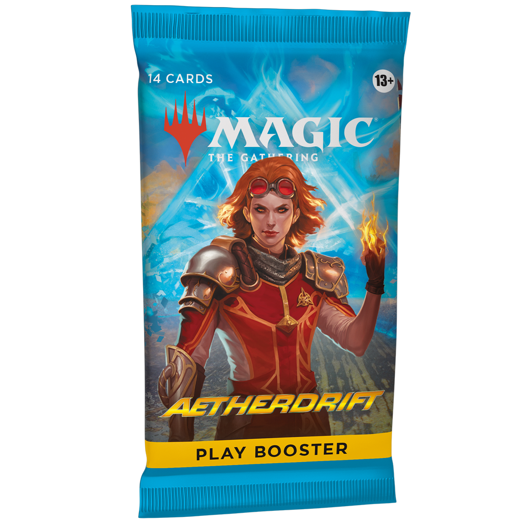 Aetherdrift booster paketen passar bra till magic draft kvällar och standard kort spel - Draklunden