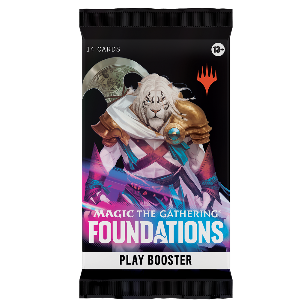 Foundations booster pack med 14 kort och minst ett foil kort - Draklunden