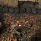 För att göra detta realistiska diorama med lera används denna produkt - Draklunden