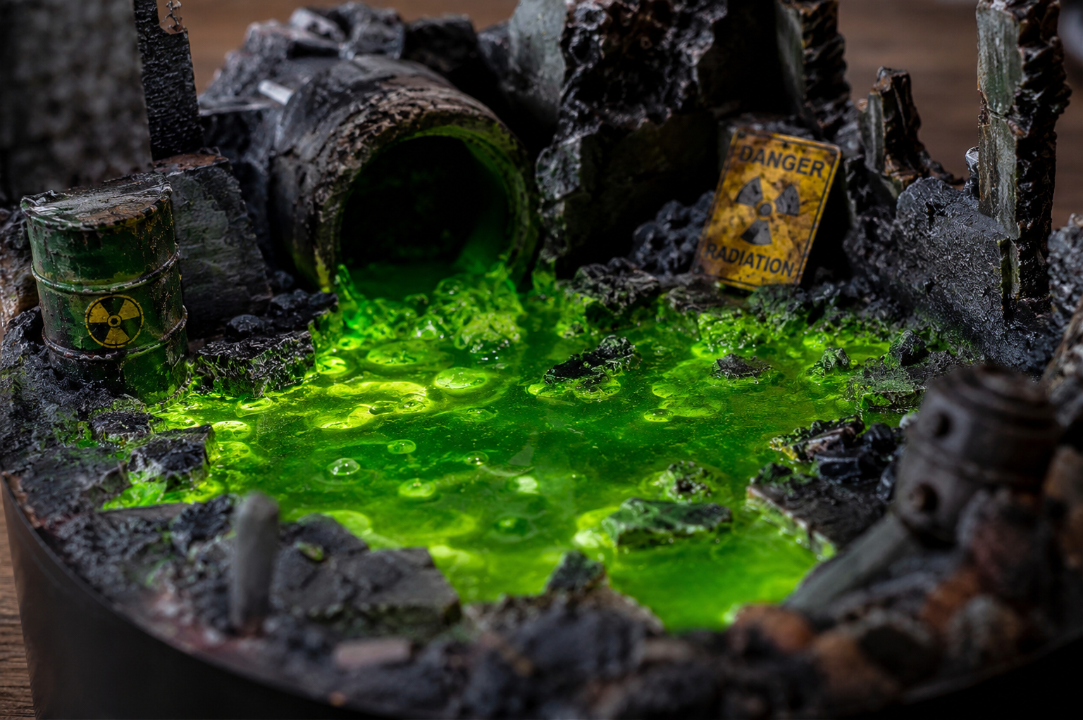 Din modell miljö och diorama kommer verkligen till liv med detta radioaktiva utseendet med resin kittet - Draklunden