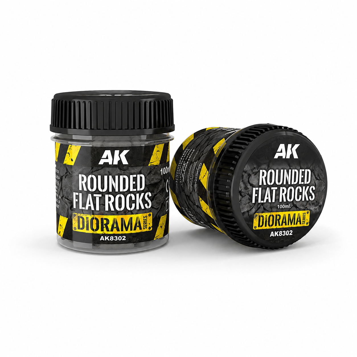 Rundade platta stenar för att skapa spel miljöer och diorama - Draklunden