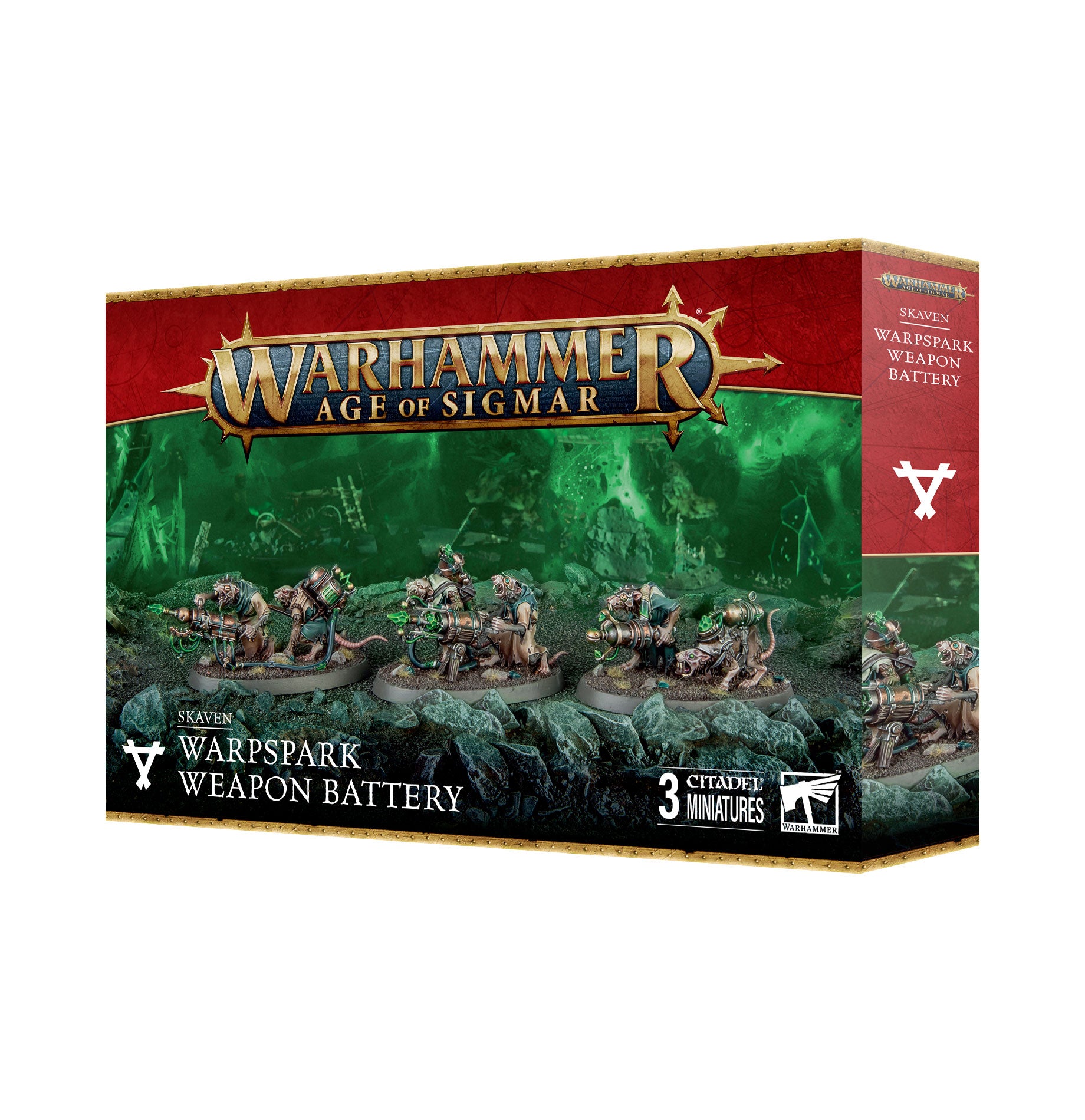 Livsfarliga Skavens som har skjut vapen på dessa modeller från Games Workshop - Draklunden