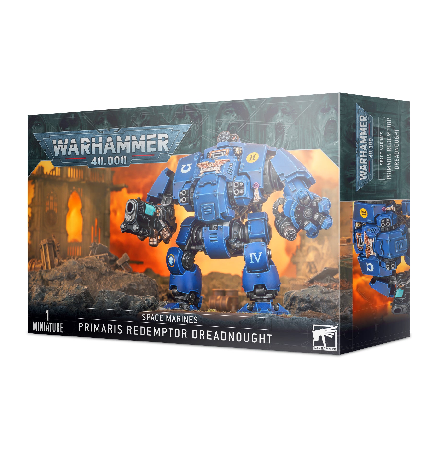 En Redemptor Dreadnought som stark eldkraft på spelbordet - Draklunden