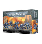 Paket med Space Marines Terminator Squad omålade modeller att byggas ihop - Draklunden