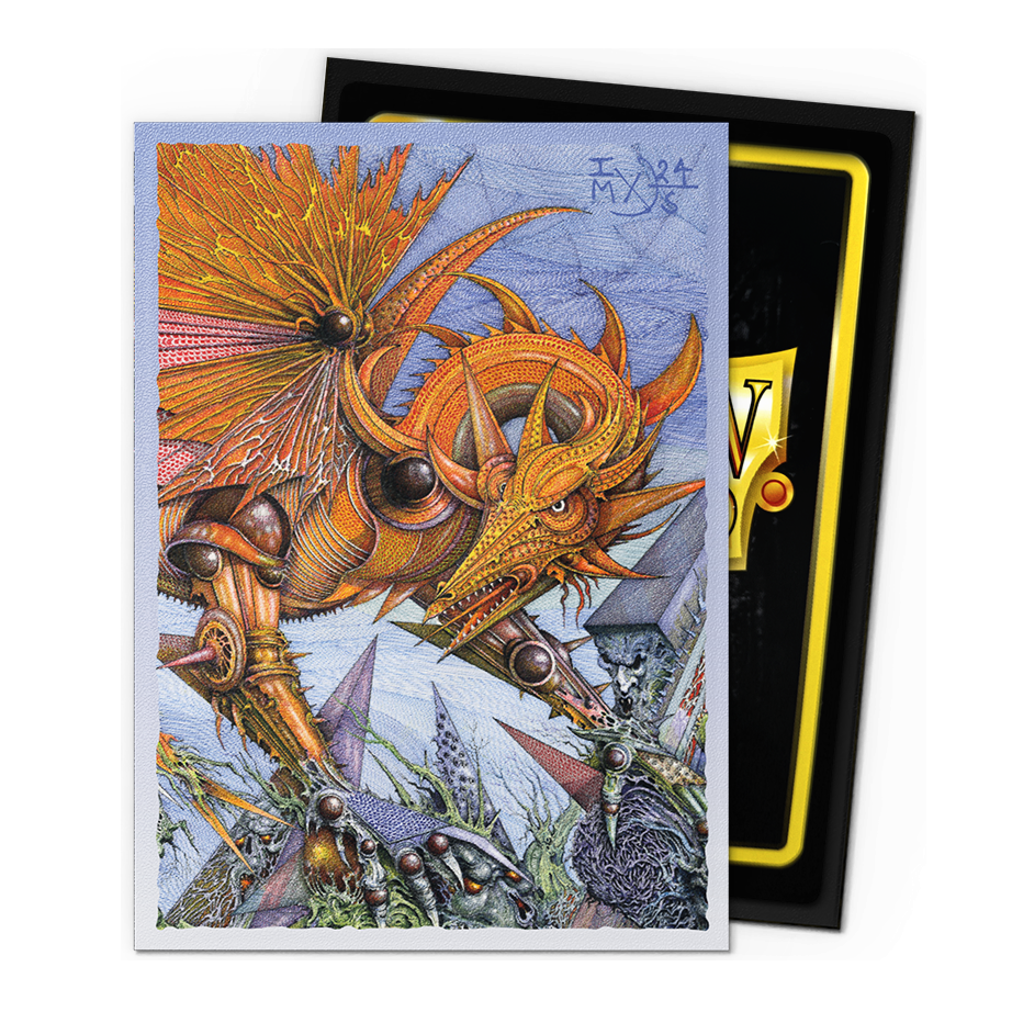 Kvalitets sleeves från Dragon Shield the Millerax tryck på plastfickorna till Magic kort - Draklunden
