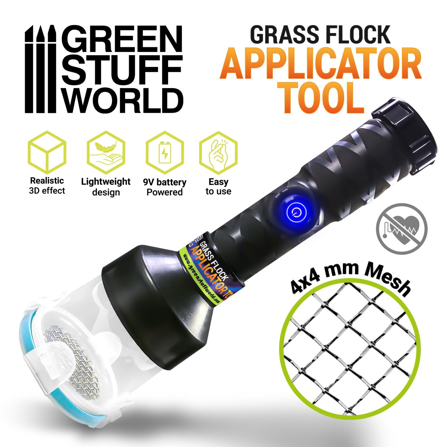 Portable Static Grass Applicator