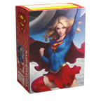 Superman Series Supergirl av Dragon Sheild sleeves skyddar du dina Magic och spel kort säkert med stål kvinnan - Draklunden