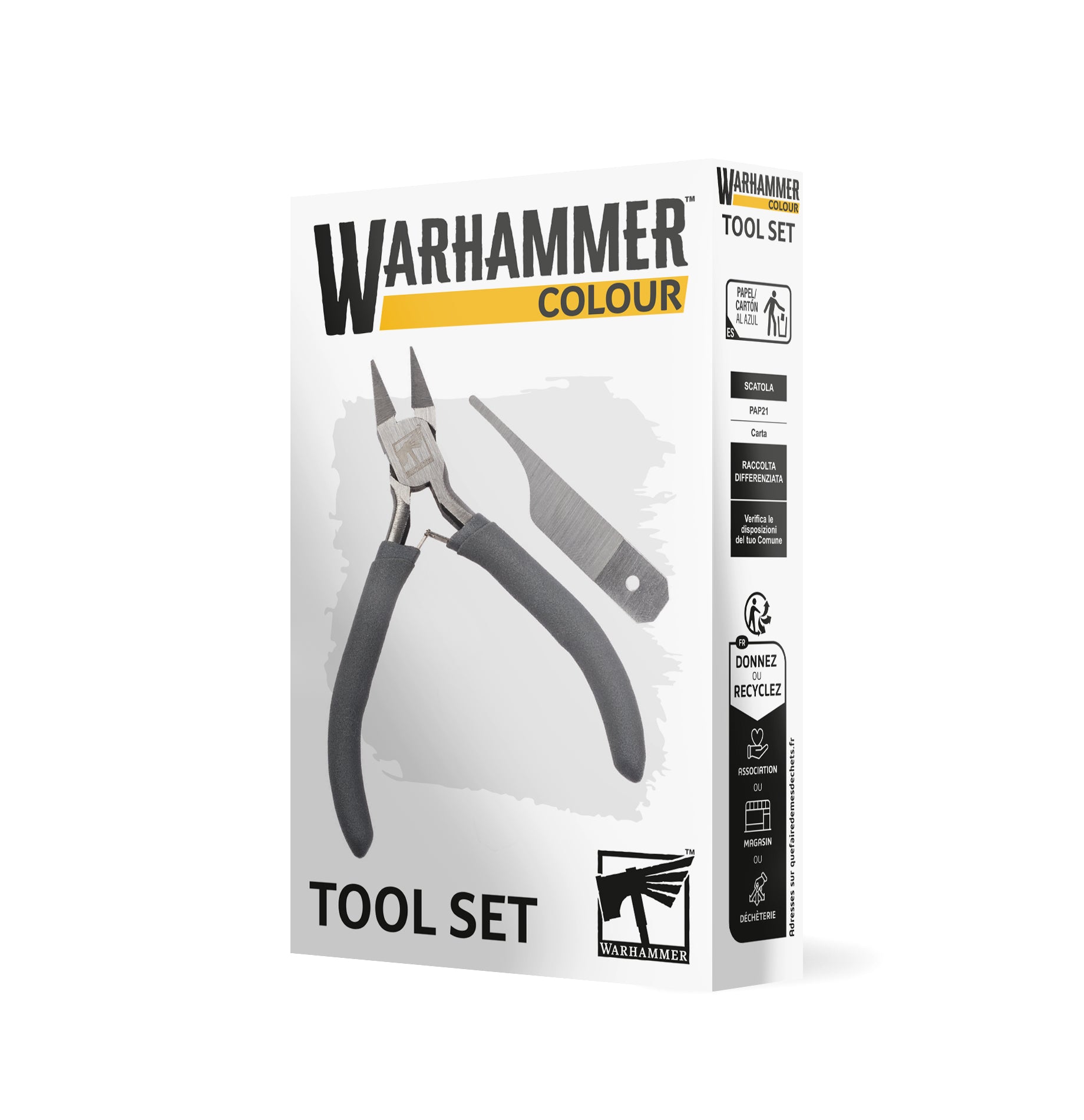 Warhammers egna avbitartång samt kant skrapare från Colour Tool Set - Draklunden