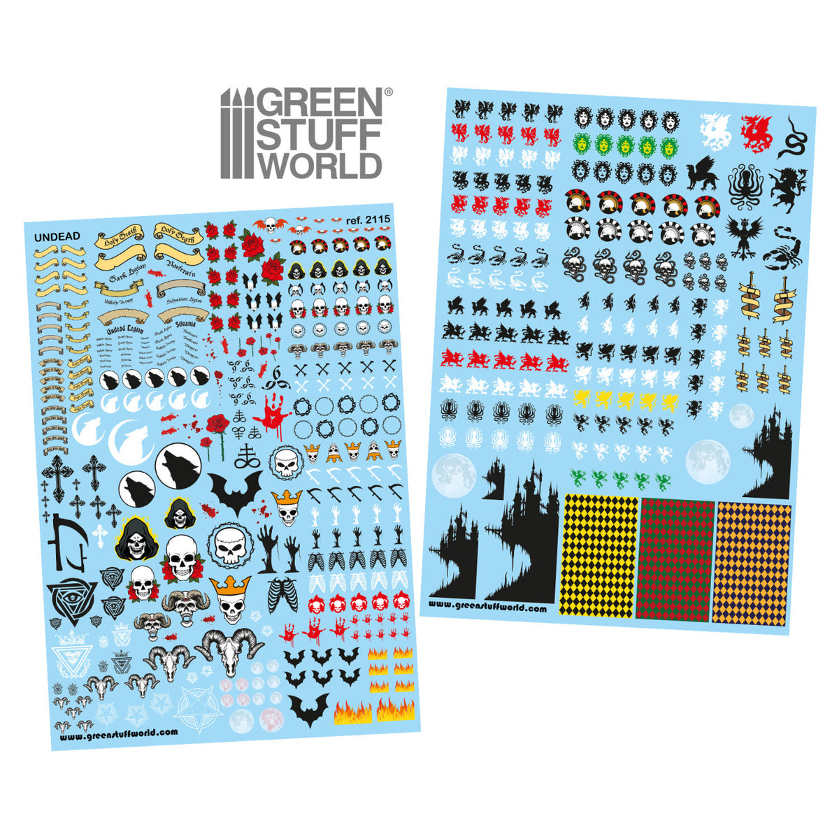 Waterslide Decals – Undead
