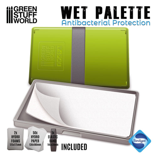 Wet palette som håller akrylfärgen användbar mycket längre - Draklunden
