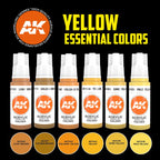 Yellow Uniform Colors Set 3rd Gen Acrylics